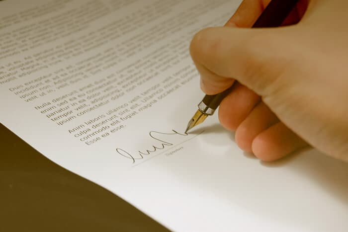 Contract Signing